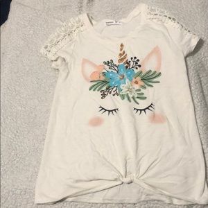 Girls - unicorn top
